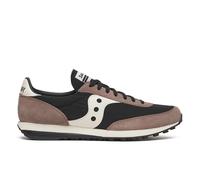 Saucony Sneakers Trainer 80 in Pelle Nere, Marroni