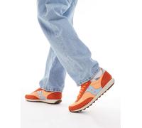 Saucony - Trainer 80 - Sneakers arancioni e azzurro cielo-Arancione 40