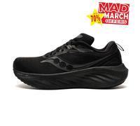 Saucony Triumph 22 Scarpe Da Corsa Donna Triple Black Con Lacci