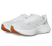 Saucony Uomo Hurricane 24, Bianco/Oro, 40.5 EU