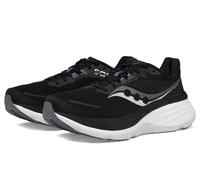 Saucony Uomo Hurricane 24, Nero/Carbonio, 47 EU