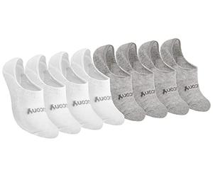 Saucony Women's 8-Pair No Show Invisible Liner Socks