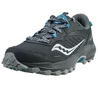 Saucony Women's Excursion TR15 Trail Running Shoe, Shadow/Jewel, 7
