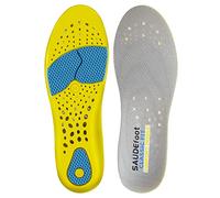 SAUDEfoot Solette per uomo e donna, morbida ammortizzazione confortevole e traspirante, assorbimento degli urti GEL, suole interne elastiche per scarpe per lavorare, camminare(L:UK7.5-9.(EU42-44.5))