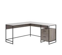 Sauder Tremont Row L Scrivania, finitura rovere mistico