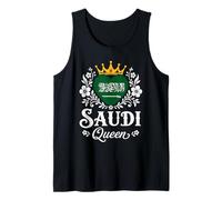 Saudi Queen Saudi Arabia Flag Proud Saudi Woman Canotta