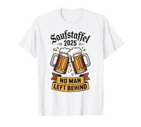 Saufstaffel 2025 No Man Left Behind Birra Oktoberfest Maglietta