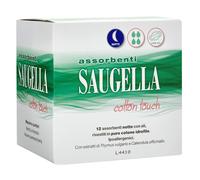 Saugella Assorbenti Notte in Cotone 12 pezzi