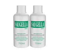 Saugella Attiva, Detergente Intimo Antibatterico pH Fisiologico, 2x750 ml