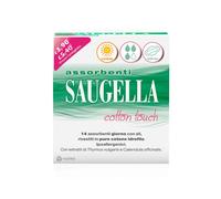 Saugella Cotton Touch Assorbenti con Ali Giorno 14 pz