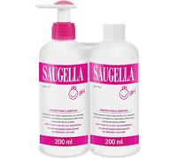 Saugella Girl, Detergente Intimo Delicato, pH 4.5, con Malva e Calendula.