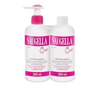 Saugella Girl, Detergente Intimo pH 4.5 per Bambine, 2x200 ml | Con Malva e Calendula, Contro Prurito e Bruciore, dai 3 Anni alla Pubertà