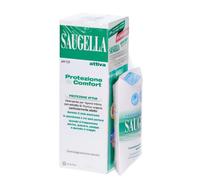 saugella protezione&comfort bundle 1 attiva 250 ml + 3 assorbenti interni regular in omaggio + gadget stickers motivazionali