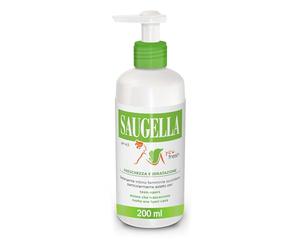 Saugella YouFresh, Detergente Intimo Antibatterico, pH 4.5, con Estratti di Timo e Calendula, Freschezza, Adatto per Giovani Donne e Adolescenti, 200 ml