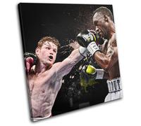 Saul Canelo Alvarez Boxing Grunge Sports SINGLE TELA parete arte foto stampa