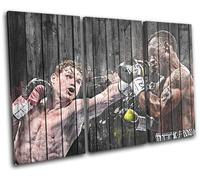 Saul Canelo Alvarez Boxing Sports TREBLE TELA parete arte foto stampa
