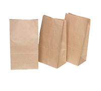 Sacchetti - carta kraft - 12x22 cm - soffietti laterali 4 cm - 45 gr - avana - R