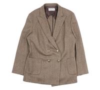 SAULINA, ,Jackets ,Donna ,Beige ,L Assunta Double-Breasted Jacket