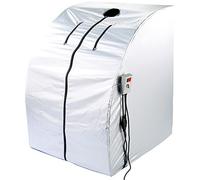 Sauna a infrarossi portatile con 2 riscaldatori in ceramica, sedia pieghevole, 1600 W