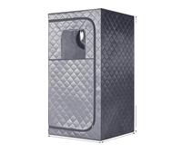 Sauna a vapore, Tenda Da Sauna Mobile Set Per Vapore Per Tutto Il Corpo Pentola Grande Spa Per Una Persona Con Telecomando Per La Temperatura Del Tempo,per la casa(Gray)