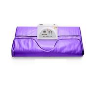Sauna da casa, Coperta for sauna a infrarossi lontani 2 zone, coperta for sauna FIR for la perdita di peso for la forma del corpo di sicurezza, fitness dimagrante for le donne(Purple)