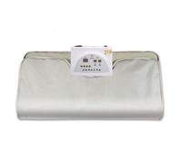 Sauna da casa, Coperta for sauna a infrarossi lontani 2 zone, coperta for sauna FIR for la perdita di peso for la forma del corpo di sicurezza, fitness dimagrante for le donne(Silver)