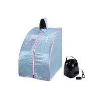 Sauna da casa, Tenda portatile for sauna a e con pentola a e da 2,0 litri, vasca da bagno dimagrante SPA, resistente staffa in acciaio inossidabile(Blauw)