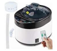 Sauna Domestica Generatore di e for sauna a botte legno, accessori for riscaldatore a, cabina doccia da bagno maggiore capacità Vapore Dolce(Noir)