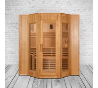 Sauna Finlandese 175x200x200 CM Harvia Stufa Sauna per 4 Persone Accessori