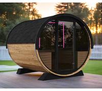 SAUNA FINLANDESE 210X180 CM SKY VIEW USB PC OZONO BLUETOOTH AROMA LED 6-8 POSTI