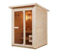 Sauna finlandese classica in massello 145x150 cm - Life 145