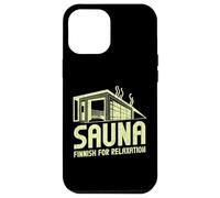 Sauna Finlandese per Relax Sauna Custodia per iPhone 12 Pro Max