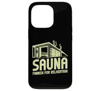 Sauna Finlandese per Relax Sauna Custodia per iPhone 13 Pro