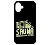 Sauna Finlandese per Relax Sauna Custodia per iPhone 16 Plus