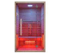 SAUNA INFRAROSSI 100X90 CM FINLANDESE 2-3 POSTI PC USB BLUETOOTH O3 STRISCIA LED