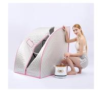 Sauna interna adatta a infrarossi portatile for una persona, a distanza, for la famiglia(Silver)