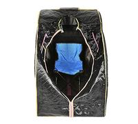 Sauna Portatile a infrarossi casa, Tenda Sauna, Box Sauna a infrarossi asciutta per Corpo Intero per Interna Esterno, Pressoterapia Iinfodrenaggio,Nero (Infrarossi)