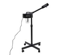 Sauna - Vapore per il viso, 800 W, professionale Nano Ionic, vapore, nebbia, 750 ml, design regolabile, con funzione ozono (nero)