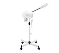 Sauna Viso Steamer Face Steamer, ugello girevole a 360°, con 5 luci LED e lente di ingrandimento, dispositivo a vapore touch screen, design per la casa, salon spa, 750 W