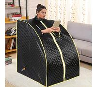 Saunas Portatile,Mini Sauna Mobile a Vapore,Bagno di Vapore Box Sauna,Mini Saune Macchina Personal Sauna for Home,Alleviare la Fatica, Disintossicare e Perdere Peso (75 * 35 * 25cm nero)