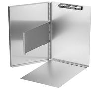 Saunders 30517 - Portamoduli Snapak con scomparto laterale e divisorio, apertura a lato, 22,5 x 32 cm, argento