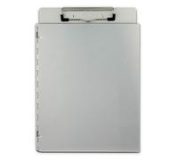 Saunders Portfolio portablocco in alluminio riciclato, formato lettera, con copertina per la privacy, materiale scolastico