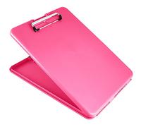 Saunders SlimMate - Tavoletta portablocco con aletta (apertura superiore), 24 x 33,5 cm, colore: nero pink