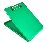 Saunders SlimMate - Tavoletta portablocco con aletta (apertura superiore), 24 x 33,5 cm, colore: nero verde