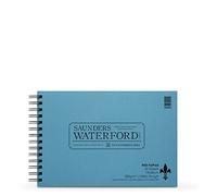Saunders Waterford, carta per acquerelli, 19 x 27,9 cm, 25 fogli 100% cotone grezzo