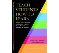Saundra Yancy McGuire Teach Students How to Learn (Tascabile)