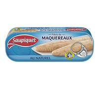 Saupiquet Filetti di sgombro 169 g Au Natural (confezione da 5)