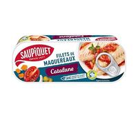 Saupiquet - Filetti di sgombro catalano da 169 g - Confezione da 5