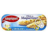 Saupiquet - Filetti di Sgombro Vino Bianco ed Erbe 176G - Lotto di 5