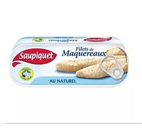 Saupiquet Sgombro Filets Natural 169g - Scoprite questo incomparabile filetti di sgombro di fusione. Da mangiare come è o da gustare caldo o freddo (in insalata o quiche).